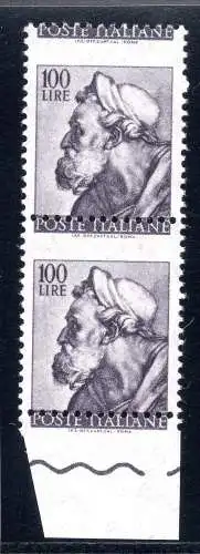 Michelangelo Lire 100 Sterne IV Sorten Italienische Post oben