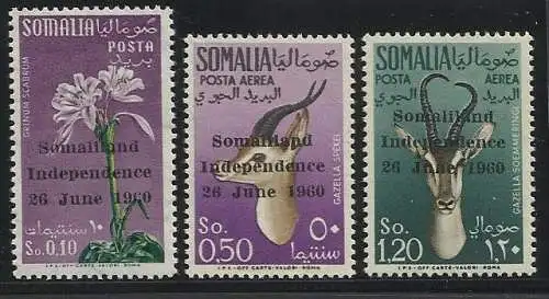 Unabhängiges Somalia - Somaliland die Serie komplettiert drei Werte