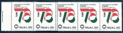 Italien '76 Lire 150 Sorte Doppelverzahnung horizontal