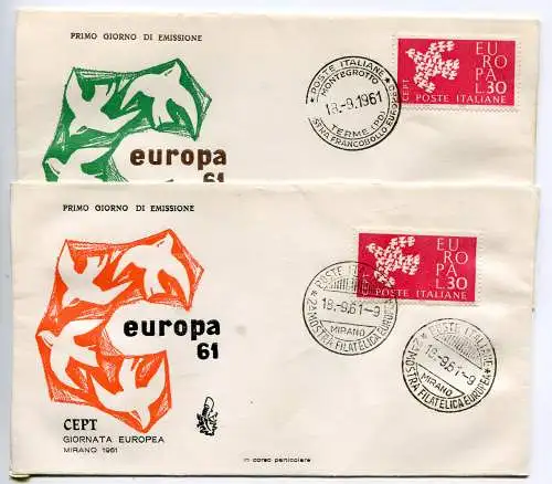 Venetia Club FDC - Europäischer Tag vom 18.9.61