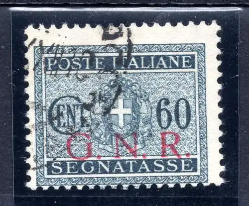 Segnatasse G.N.R. Brescia Cent. 60 Originalstempel