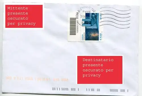 Europa 2009 mit Barcode isoliert auf Umschlag