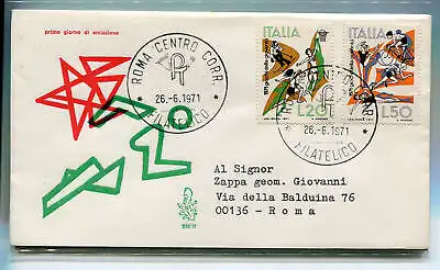 Italien FDC Venetia 1971 Gioventù gereist nach Italien 961