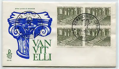 Italien FDC Venetia 1973 Vanvitelli Viertel nicht gereist