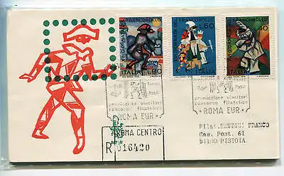 Italia FDC Venetia 1974 Gior. der nach Italien gereisten Briefmarke