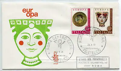 Italien FDC Venetia 1976 Europa reiste nach Italien