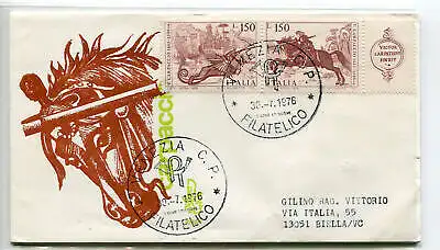 Italien FDC Venetia 1976 Carpaccio reiste nach Italien