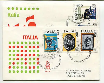 Italien FDC Venetia 1976 Italien '76 gereist Racc. für Italien