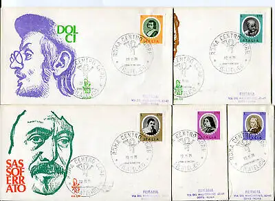 Italien FDC Venetia 1976 Illustri reiste nach Italien