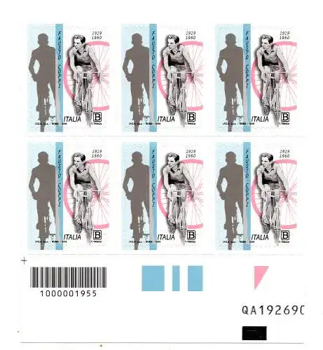 Fausto Coppi kleine Sorte mit Barcode