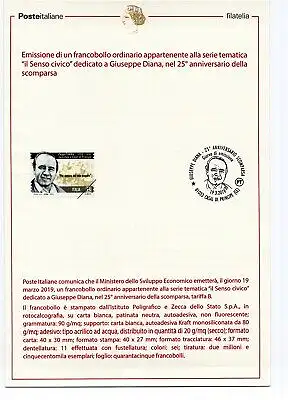 Bulletin Hommage Edition - Giuseppe Diana