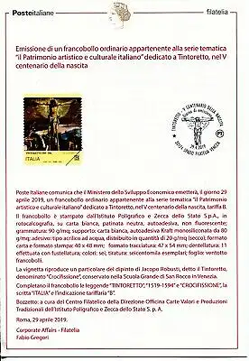 Beipackzettel Geschenkausgabe - Tintoretto