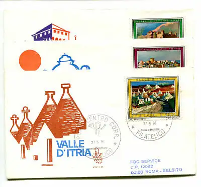 Italien FDC Venetia 1976 Touristische Reise nach Italien