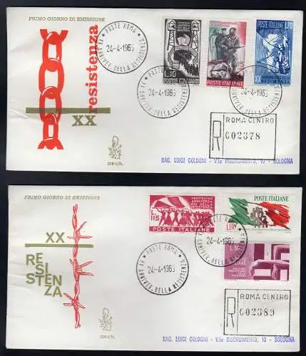 Italia Venetia 1965 XX Ann. Reisewiderstand Racc. Italia 2