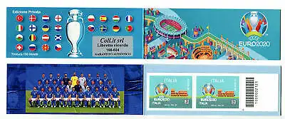 Fußball EURO 2020 Carnet Booklet - Kat. Unified Nr. LC 1/21 - Nur 24 vorhanden