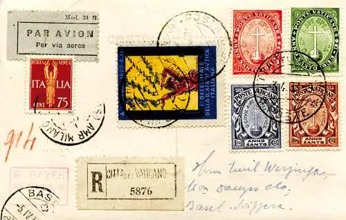 Anno Santo komplette Serie + Italia P.A. auf Postkarte