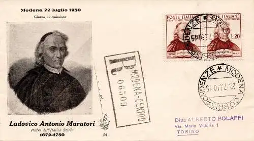 Maurerpaar auf FDC Venedig Racc.