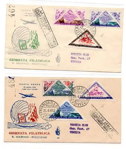 San Marino - Tag der Philatelie auf FDC Venedig