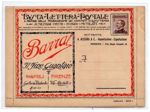 Campania Serie 1 Barren - B.L.P gelber Karton mit Cent 40