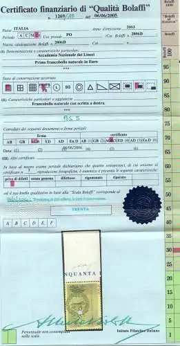 Akademie der Luchse Sorte Bolaffi Doppelschrift rechts