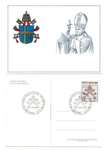 C.P. Lire 200 S.S. Johannes Paul II. Sorte ohne rechte Hand