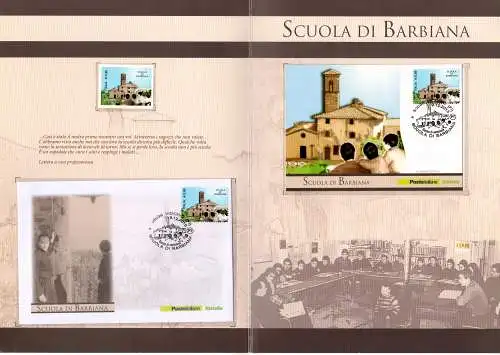 Folder Scuola di Barbiana - UNVERÖFFENTLICHT - SELTEN