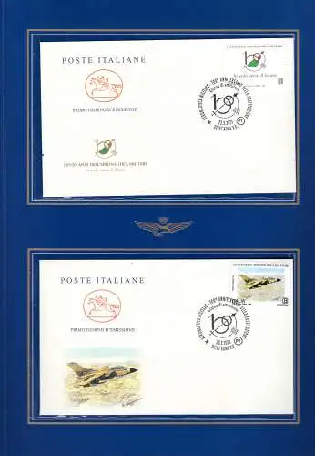 Folder Centenario Aeronautica 2023 - Bogen TOP - Gemeinschaftsausgabe