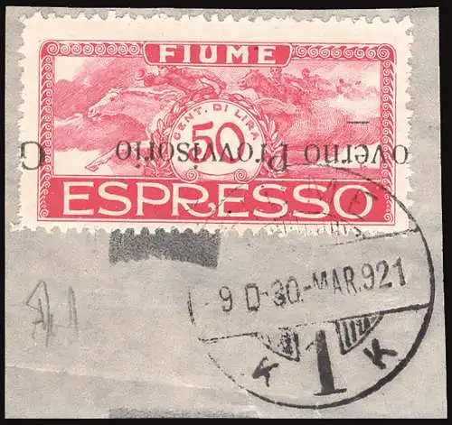 Fluss - Provisorische Regierung Express Cent. 50 n. 6abb Sorten