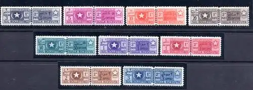 Somalia Afis - Postpakete Nr. 1/9 die komplette Serie