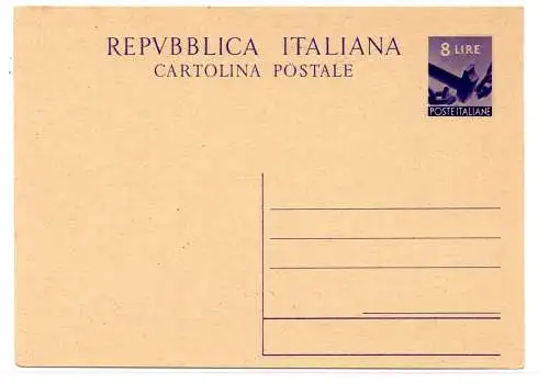 C.P. Democratica Lire 8 Nr. C 134 neu