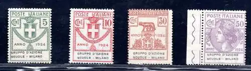 Parastatali Gruppo d'Zione Scuole Milano n. 38/41 - postfrisch