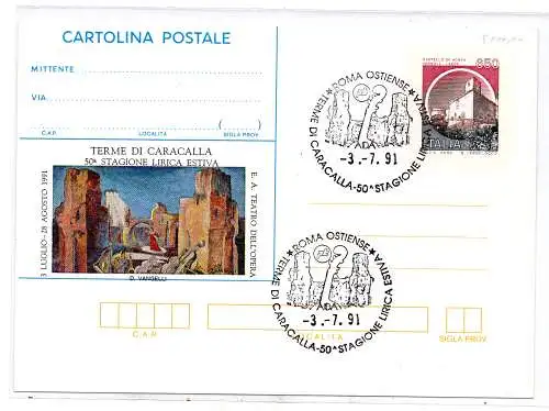 C.P. Castelli Lire 650 Terme di Caracalla privata