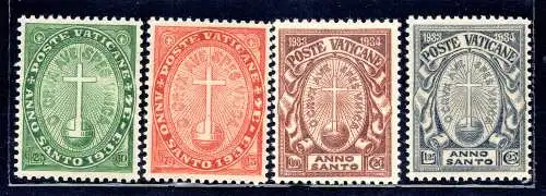 Anno Santo 1933 Nr. 15/18 komplette Serie - postfrisch