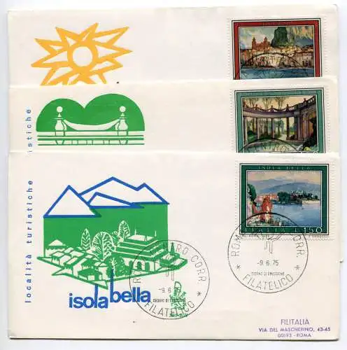 Italien FDC Venetia 1975 Touristische Reise nach Italien