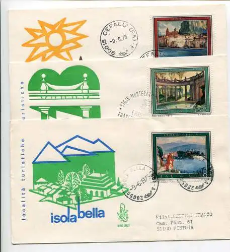 Italien FDC Venetia 1975 Touristische Reise nach Italien