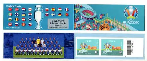 Fußball EURO 2020 Carnet Booklet - Kat. Unified Nr. LC 1/21 - Nur 24 vorhanden