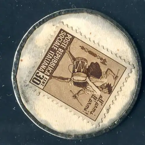 Apotheke Tigerkreuze (braun) Bedarfsmarke