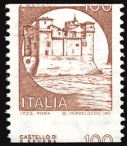 Castelli Lire 100 Spule Sorte Schloss unten