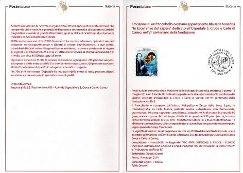 Bulletin Geschenkausgabe - Krankenhaus S.Croce und Carle Cuneo