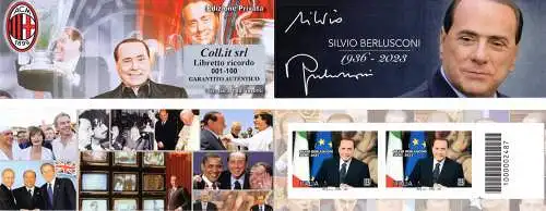 Libretto Calcio Silvio Berlusconi - Kat. Unified LC 3/24 - Nur 24 vorhanden