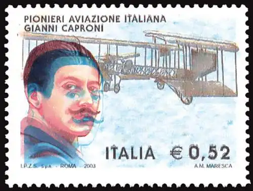 Luftfahrtpioniere Euro 0,52 G. Caproni Sorten