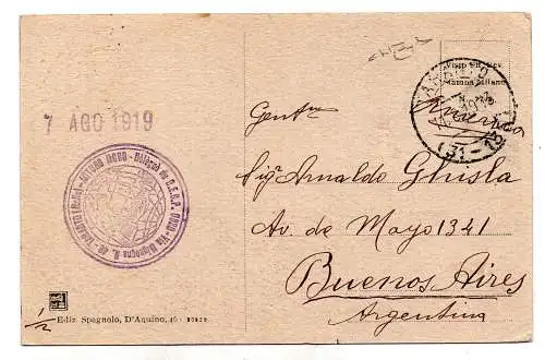 R. Schiff Benedikt Brinn - Postkarte