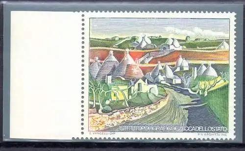 1984 - Alberobello Versuchsausgabe im Sechsfarb-Calcograph