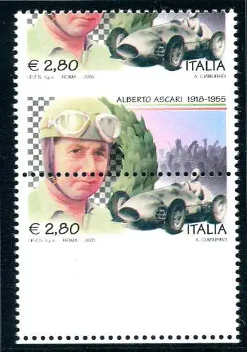 Alberto Ascari - Paar verschobene Verzahnung Sorten