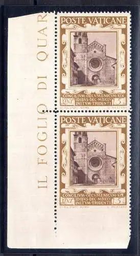 Konzil von Trient 5 Cent. n. 110e unten ungezähnt - MNH