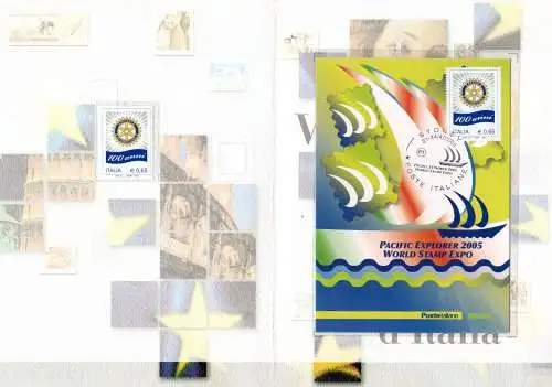 Folder Valori d'Italia Sydney 2005 - Selten - Katalog 105A