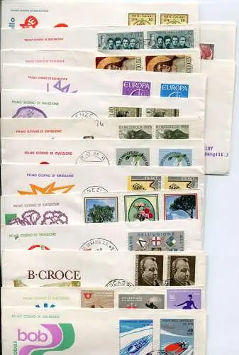 Italien FDC Venetia 1966 kompletter Jahrgang