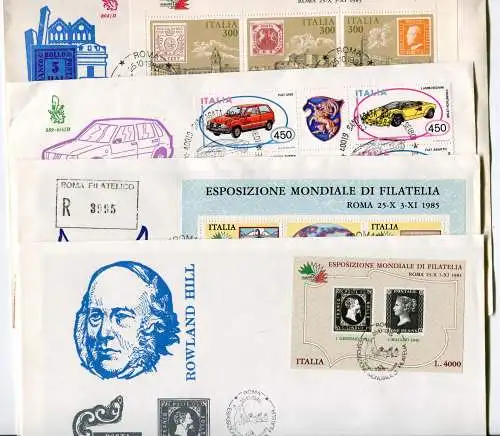 Italien FDC Venetia 1985 kompletter Jahrgang