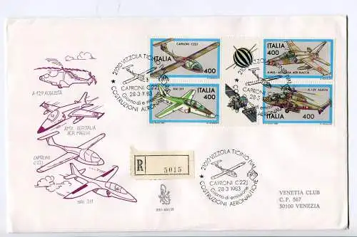 Italien FDC Venetia 1983 kompletter Jahrgang