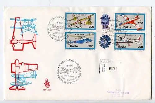 Italien FDC Venetia 1981 kompletter Jahrgang